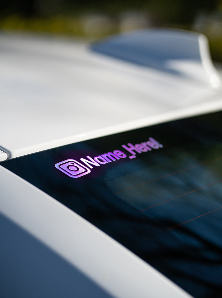 
                  
                    Load image into Gallery viewer, custom instagram decal for car
                  
                